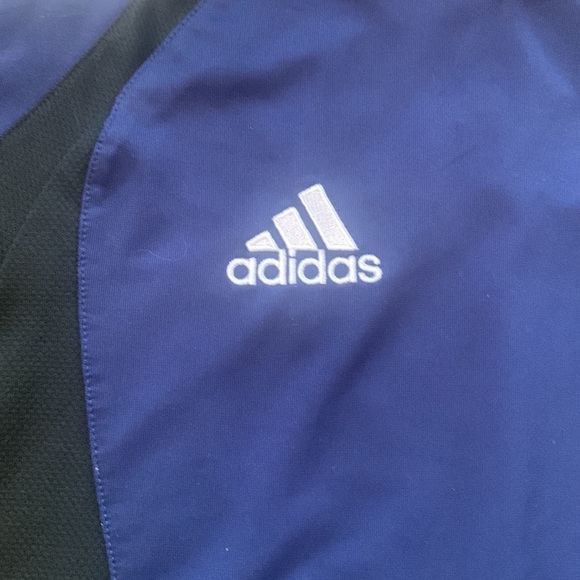 Adidas Soccer Jersey Climacool Navy‎ and Black Size L - Picture 3 of 6